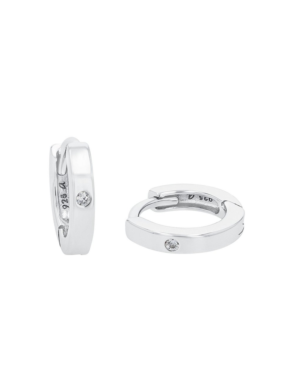 Thumbnail - amor Creolen Damen Sterlingsilber silber, ONE SIZE