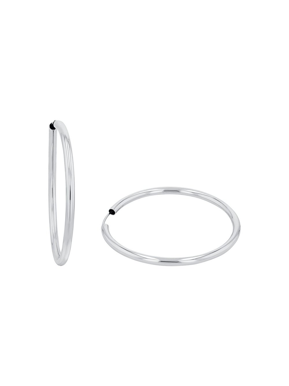 Thumbnail - amor Creolen Damen Sterlingsilber silber, ONE SIZE