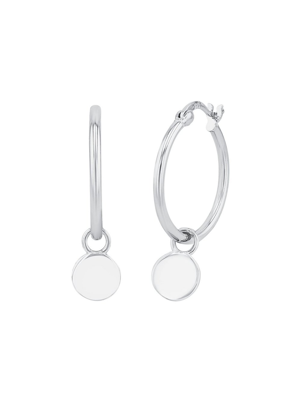 Thumbnail - amor Creolen Damen Sterlingsilber silber, ONE SIZE