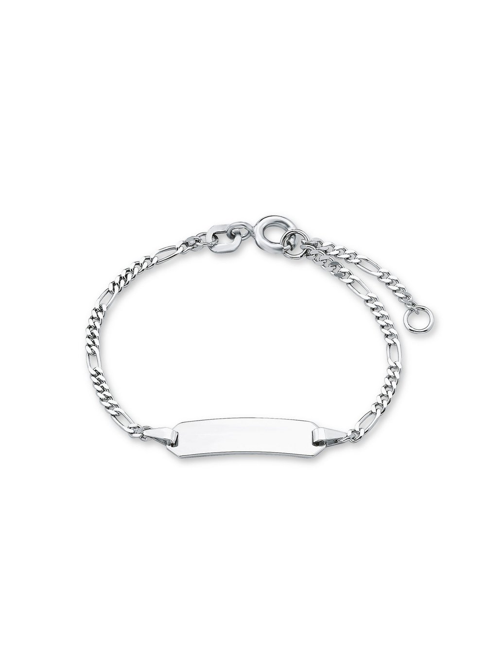 amor Identarmband Mädchen Sterlingsilber silber, 14