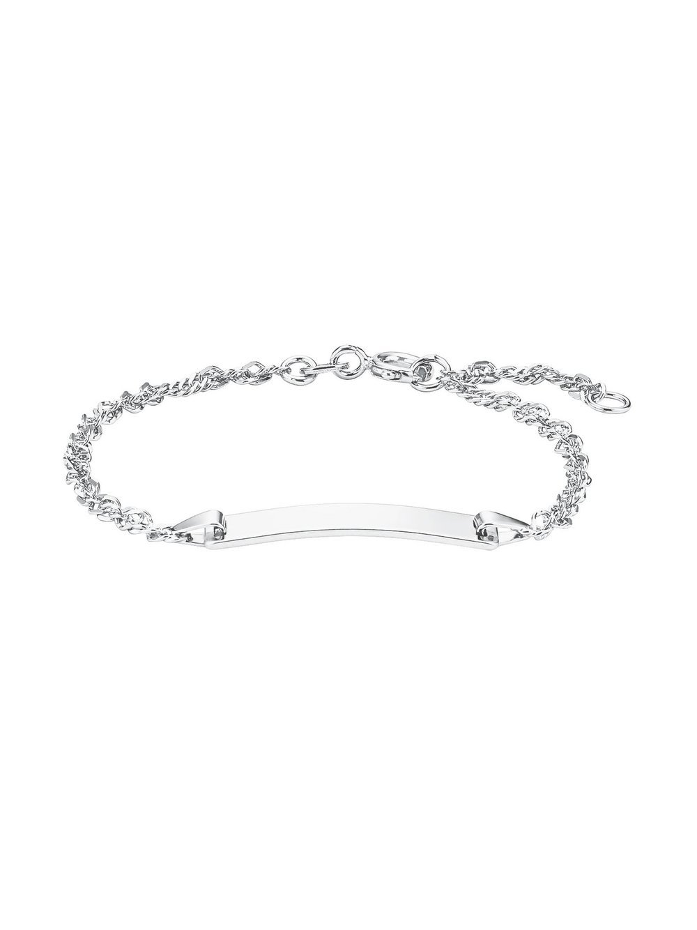 amor Identarmband Mädchen Sterlingsilber silber, 16