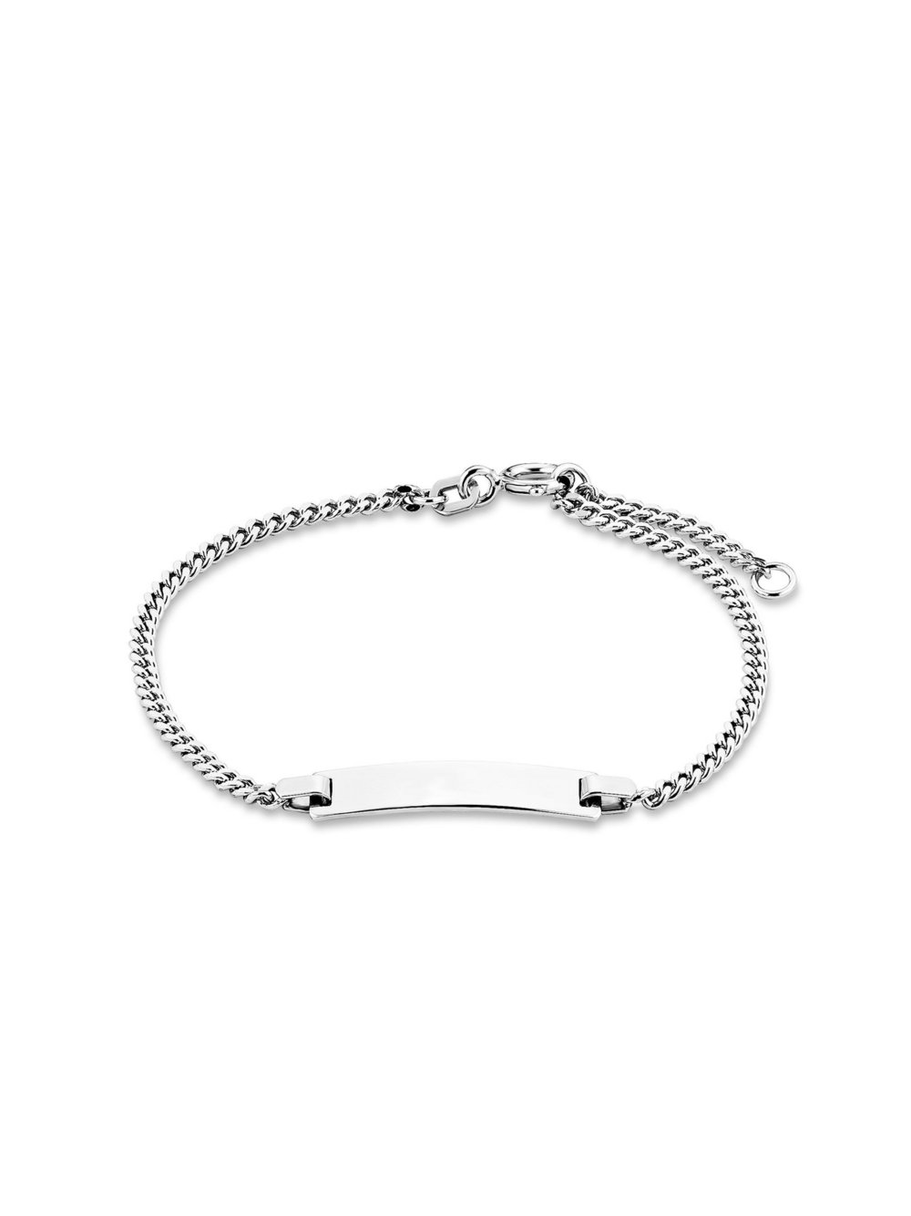 amor Identarmband Damen Sterlingsilber silber, 19