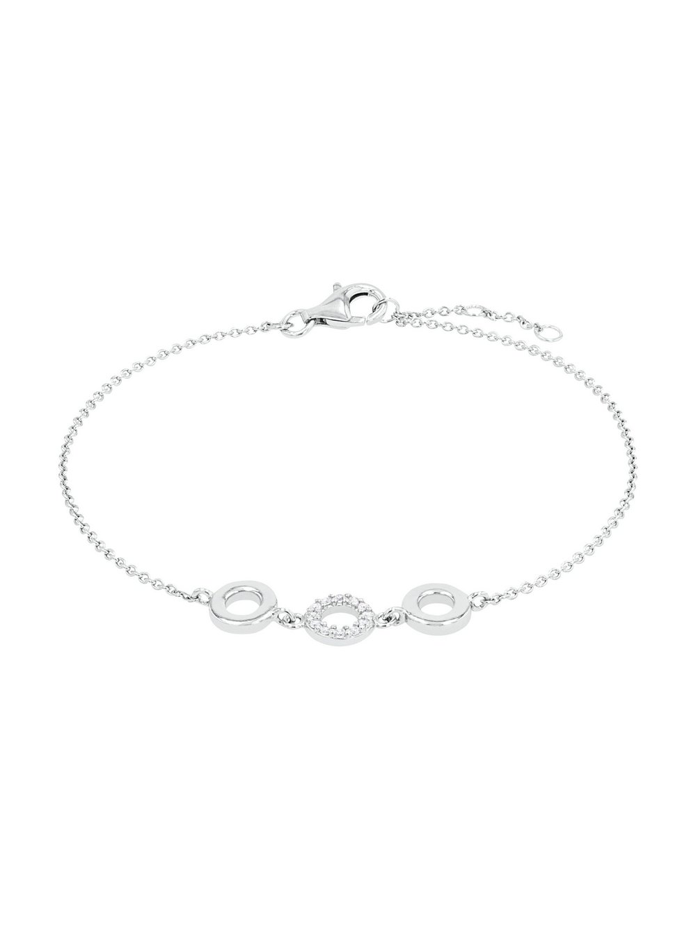 amor Armband Damen Sterlingsilber silber, 19