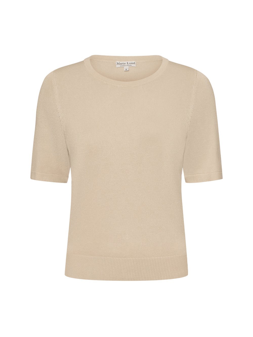 Marie Lund Strickshirt Damen Viskose beige, M