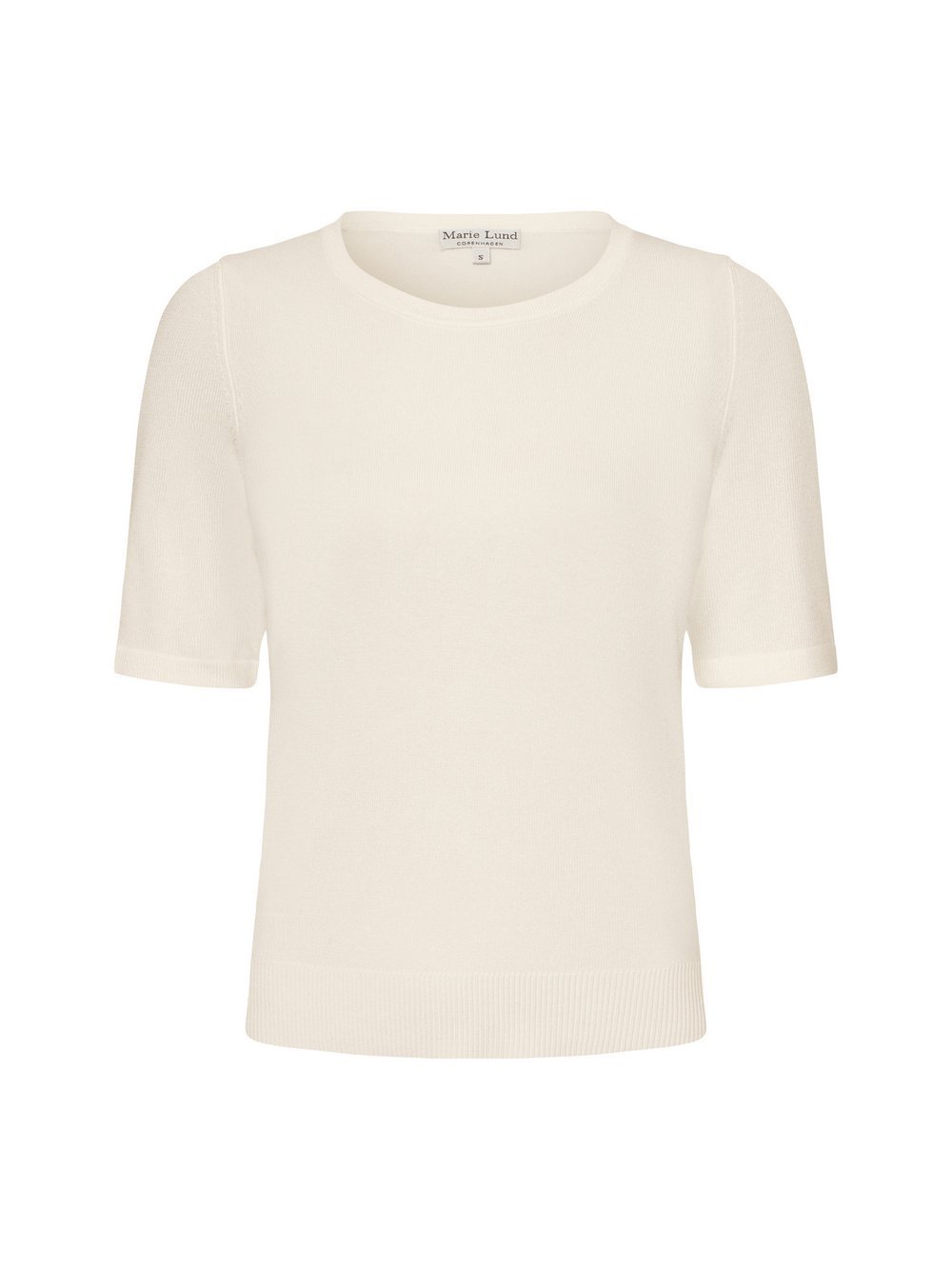 Marie Lund Strickshirt Damen Viskose weiß, S