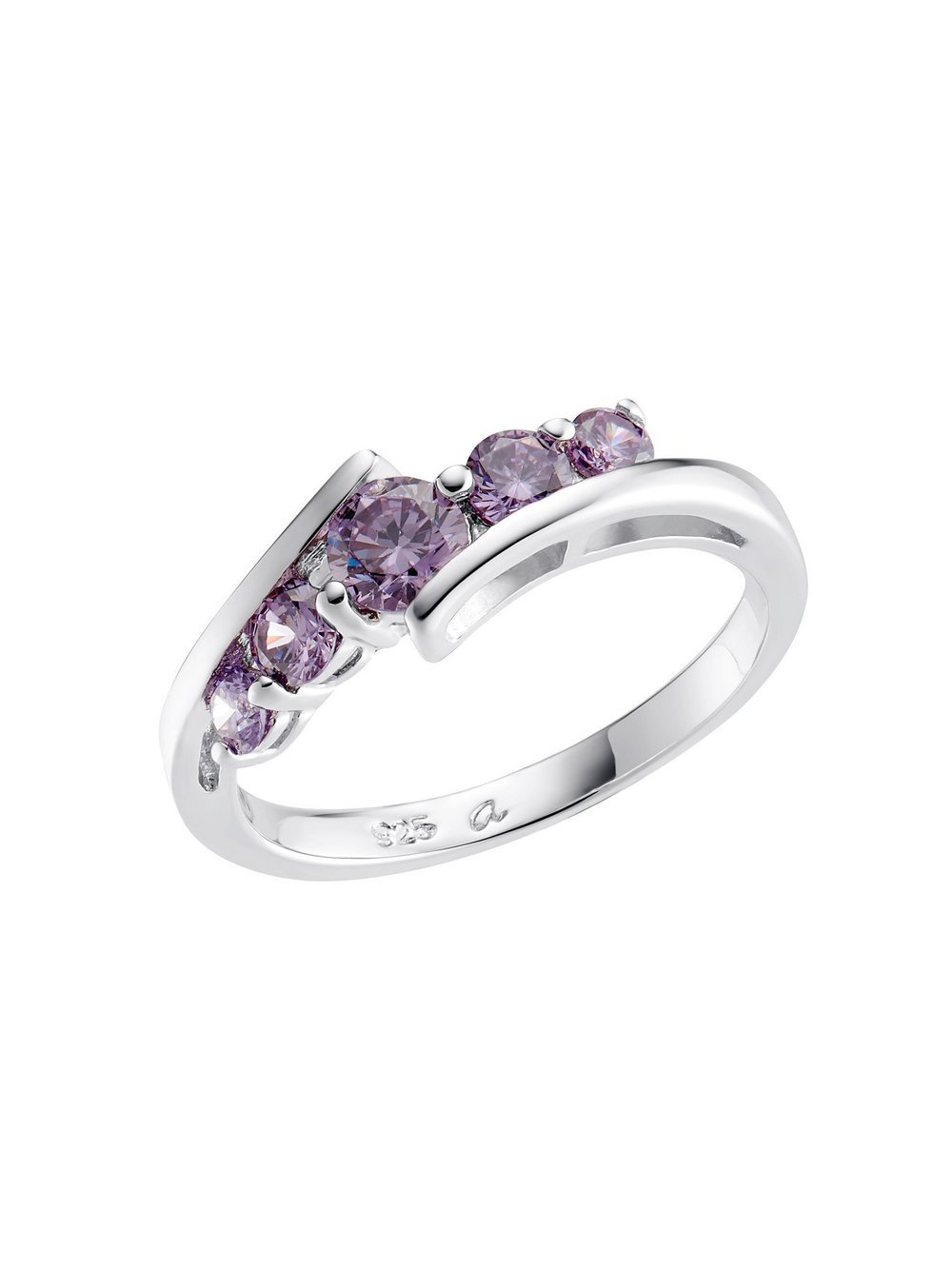 amor Ring Damen Sterlingsilber lila, 52