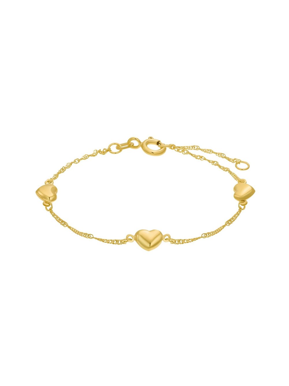 amor Armband Mädchen Gelbgold gold, 16