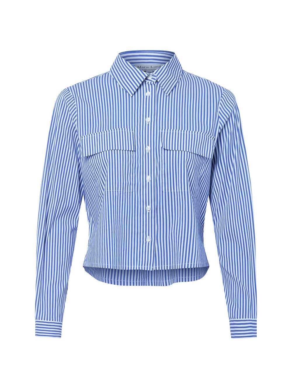 Marie Lund Hemdbluse Damen Baumwolle mehrfarbig gestreift, 38