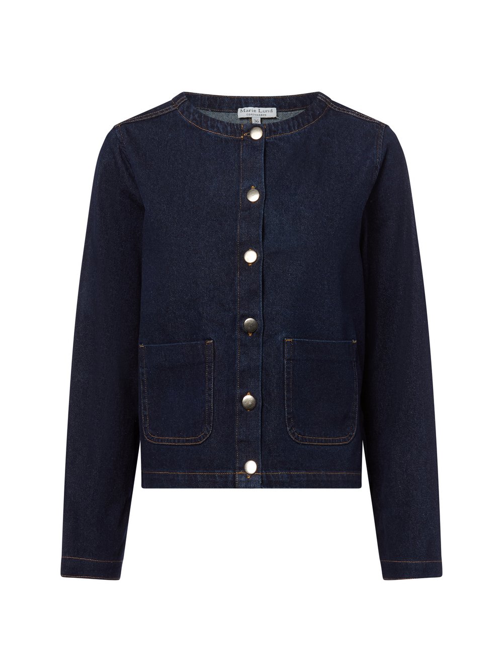 Marie Lund Jeansjacke Damen Baumwolle blau, 42