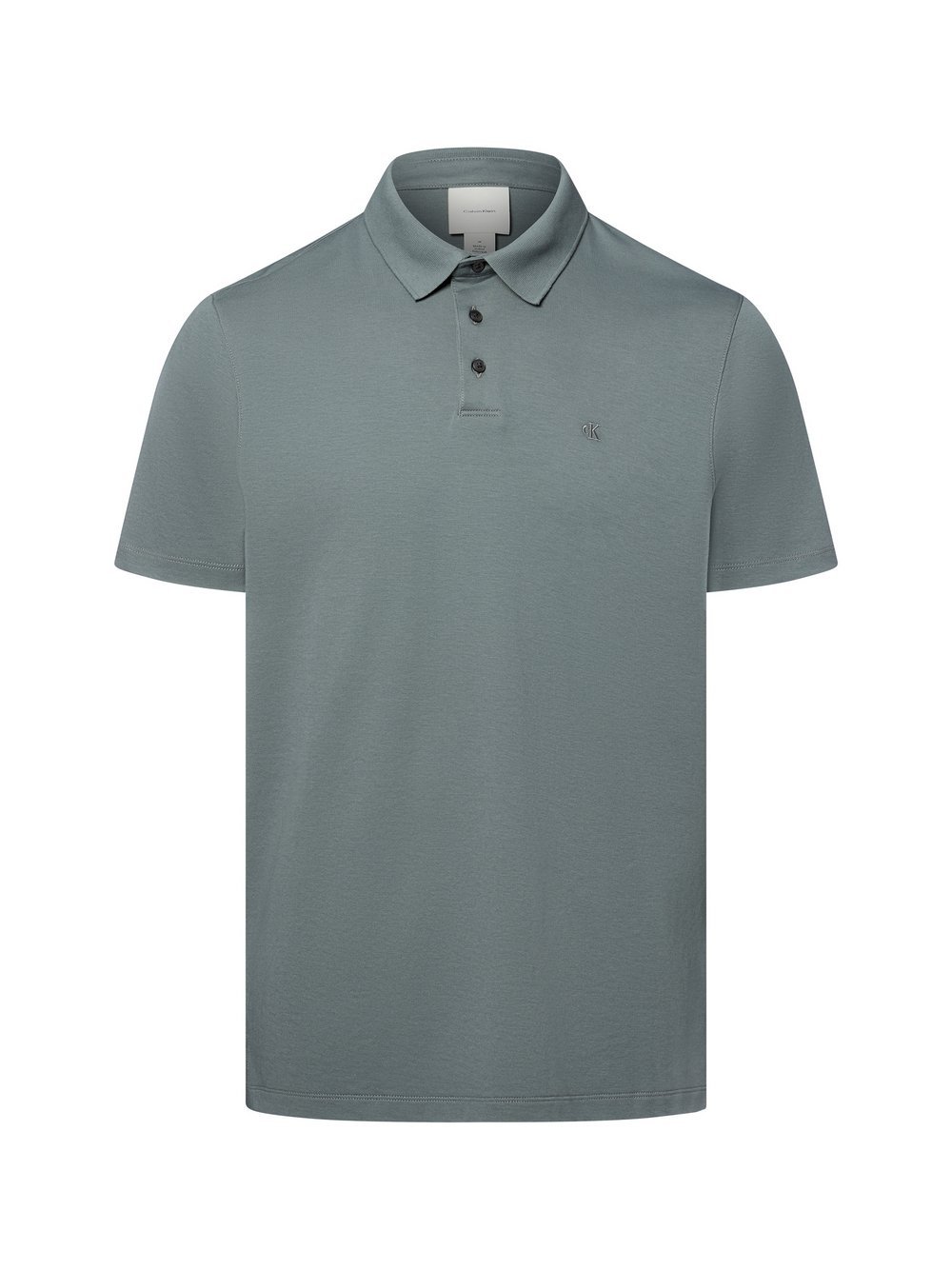 Calvin Klein Poloshirt Herren Baumwolle grau, L