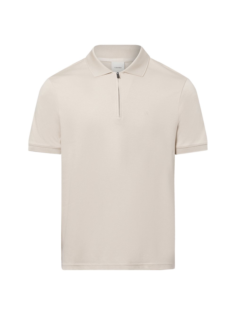 Calvin Klein Calvin Klein Poloshirt Herren Baumwolle weiß, XL