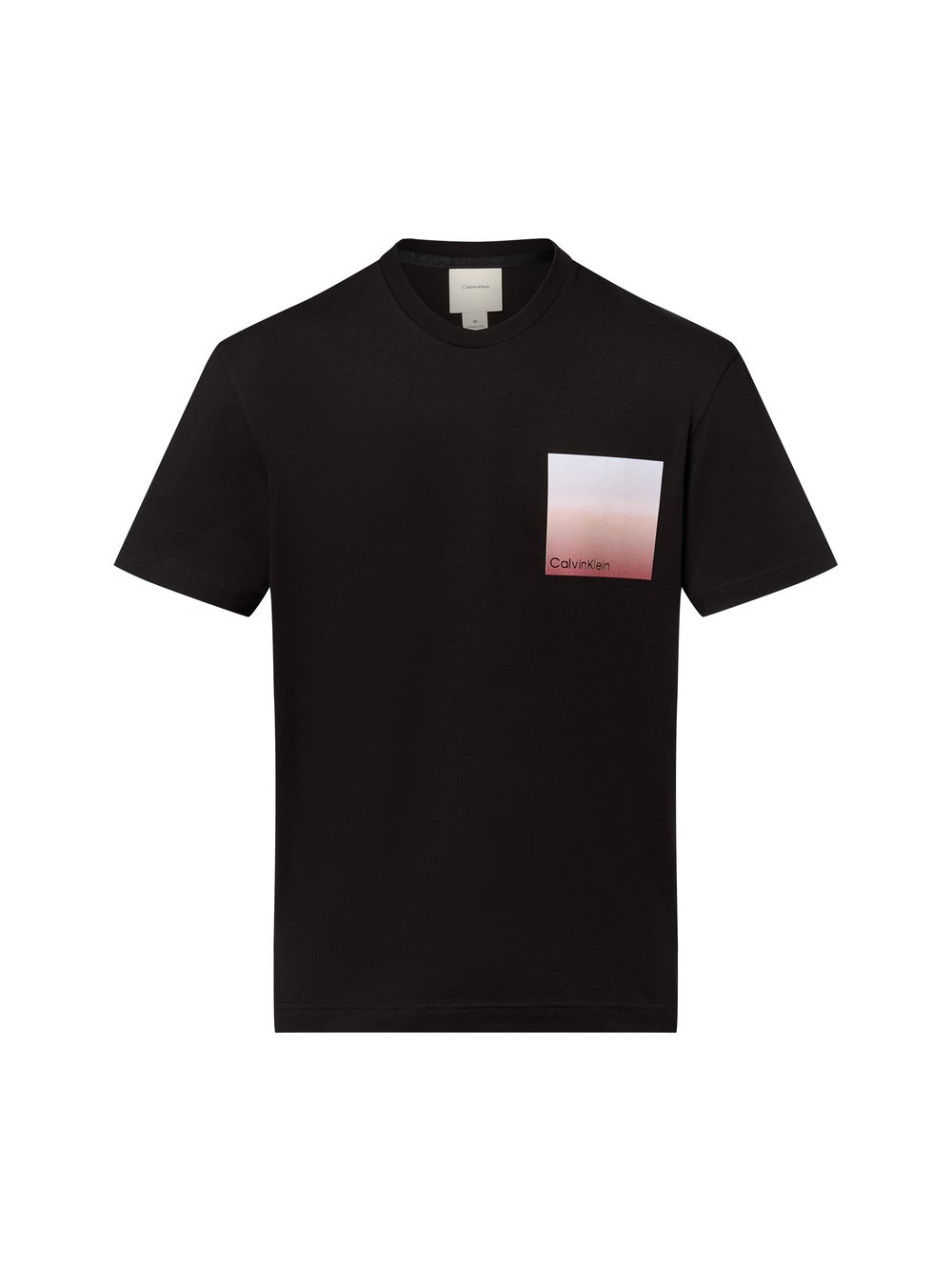 Calvin Klein T-Shirt Herren Baumwolle schwarz bedruckt, XL
