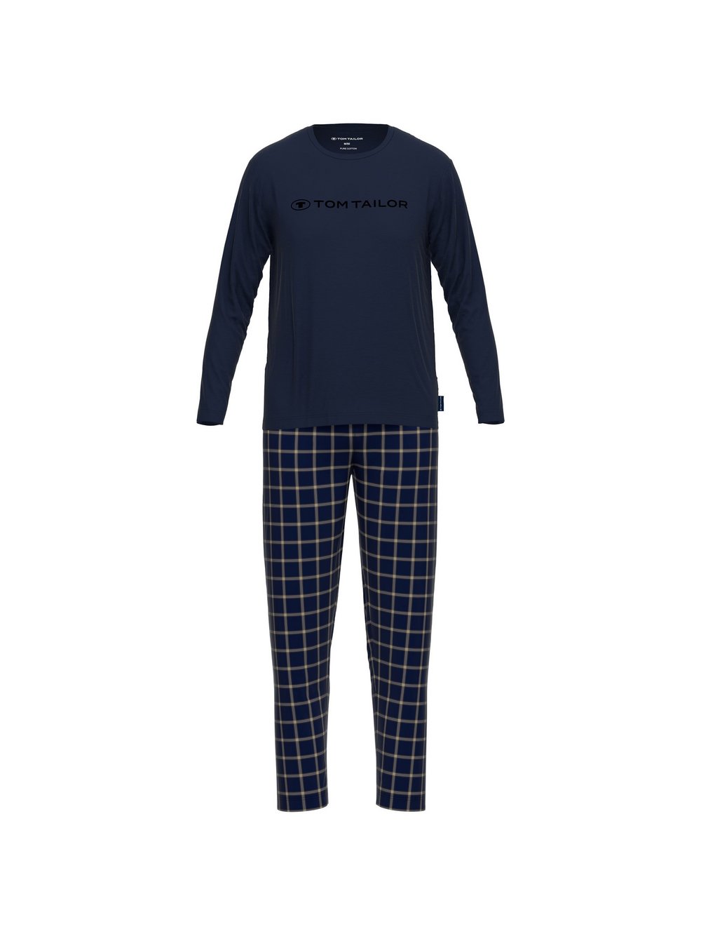 Tom Tailor Pyjama Herren Baumwolle mehrfarbig bedruckt, XXL