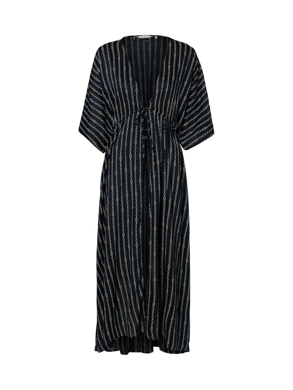 Tommy Hilfiger Kaftan Damen Modal blau gemustert, S