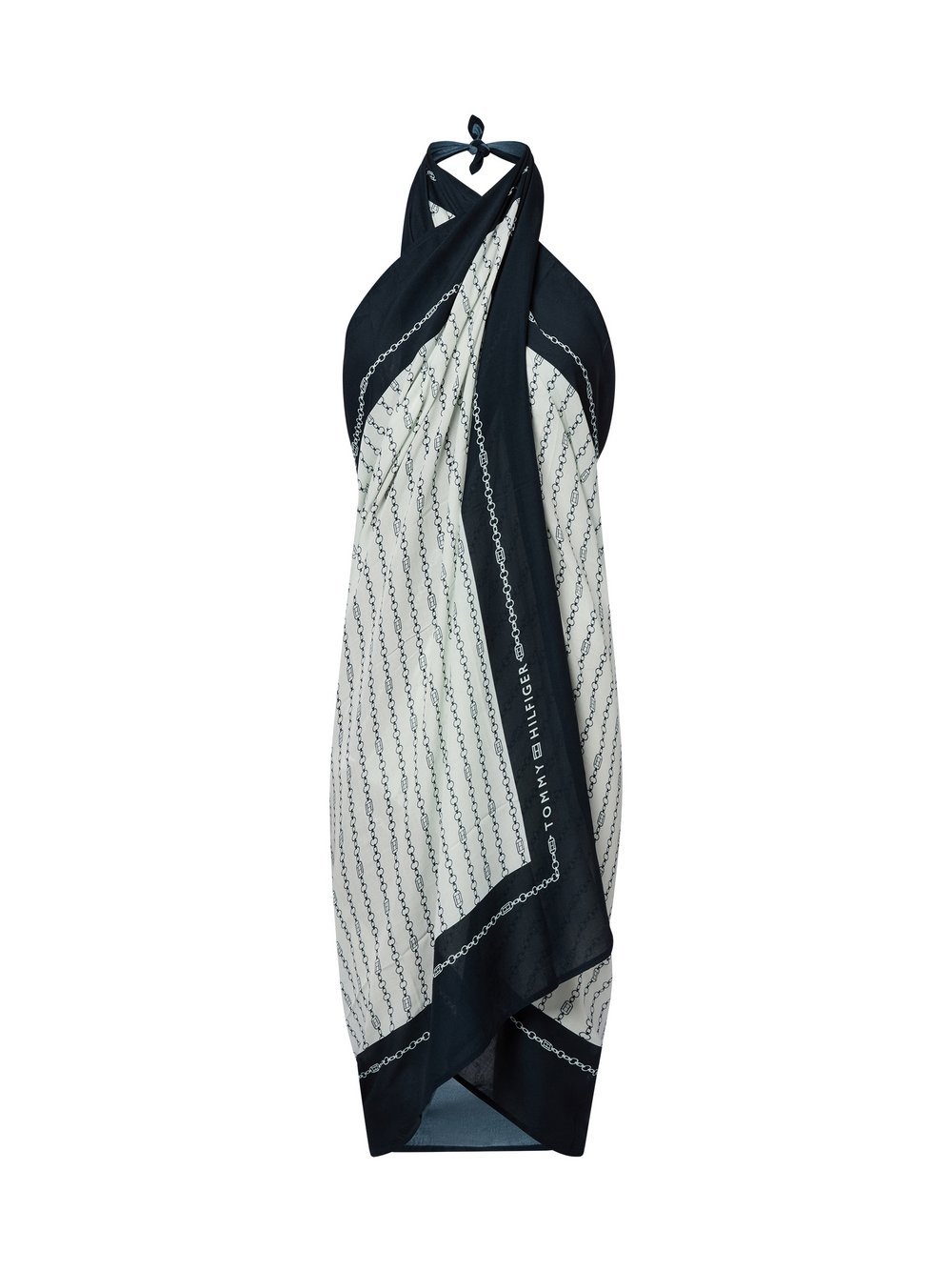 Tommy Hilfiger Pareo Damen Viskose mehrfarbig bedruckt, ONE SIZE
