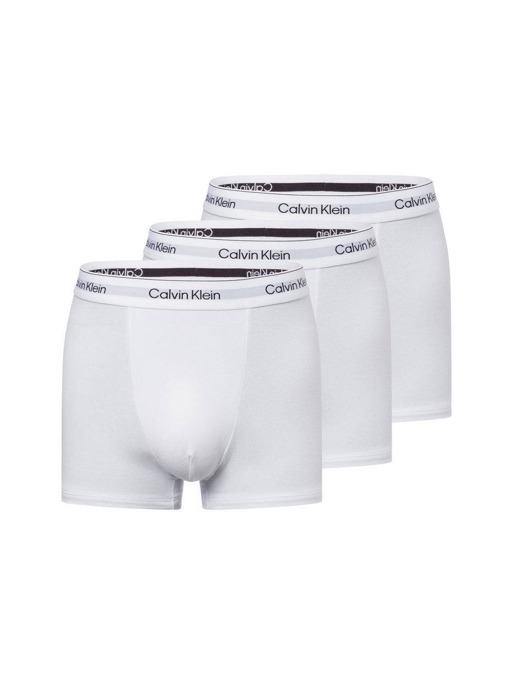 Calvin Klein Trunks im 3er-Pack Herren Baumwolle weiß, M