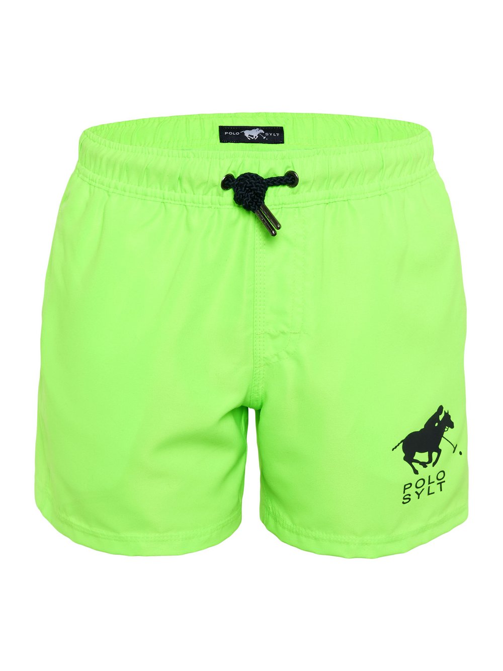 Polo Sylt Badehose Jungen grün bedruckt, 134