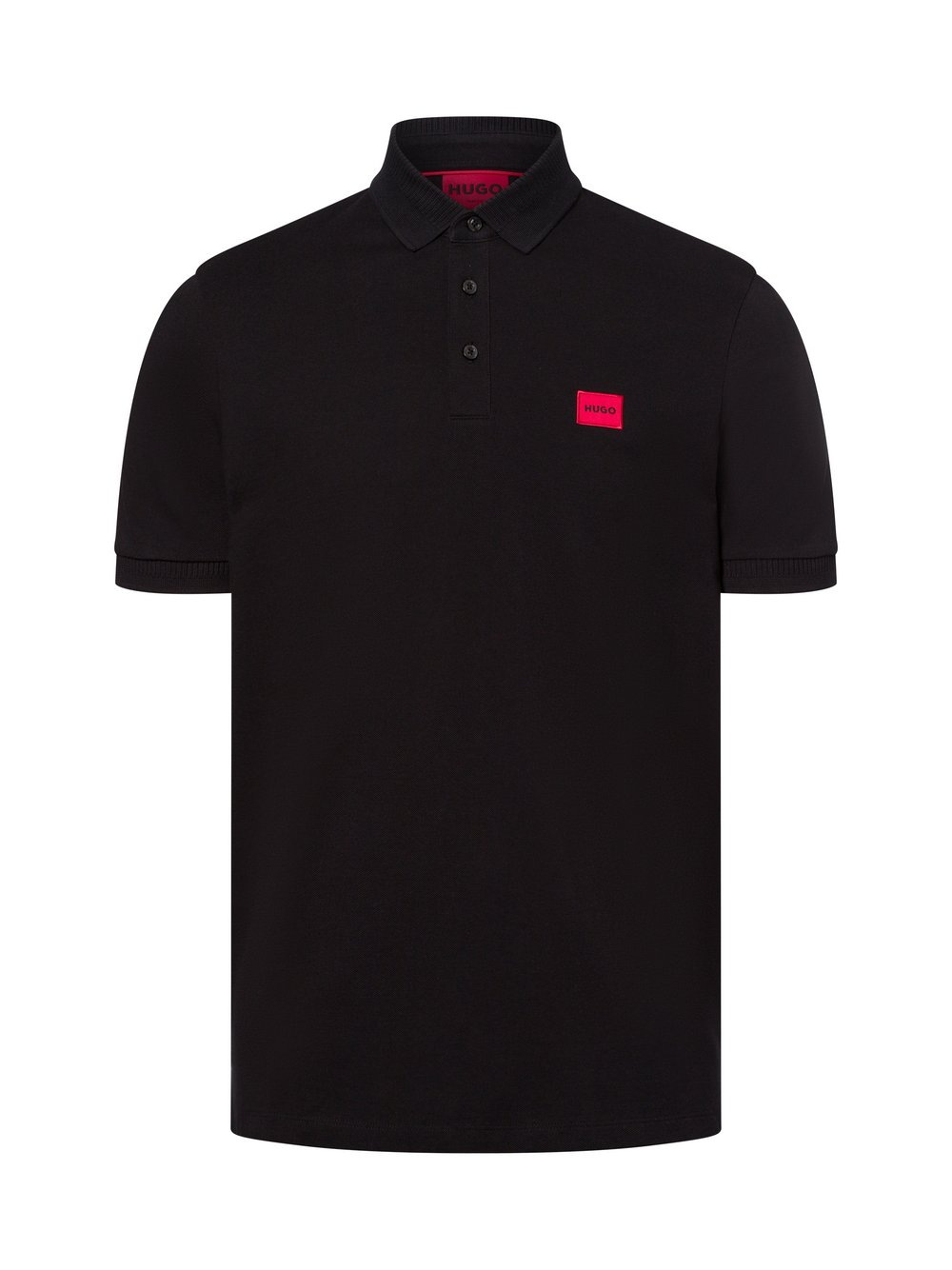 HUGO Poloshirt Herren Baumwolle schwarz, M