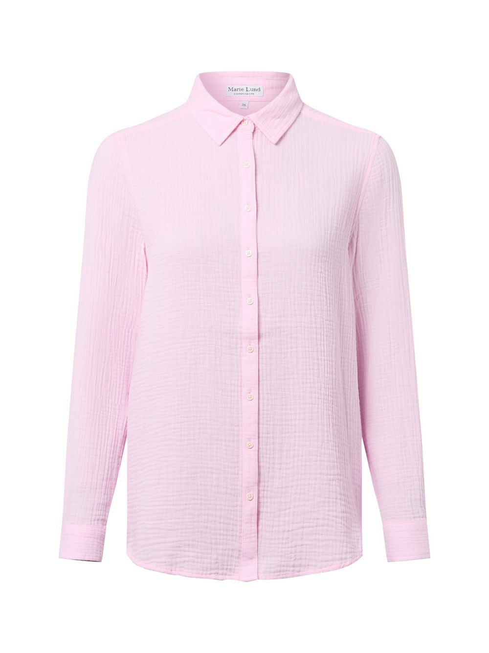 Marie Lund Hemdbluse Damen Baumwolle rosa, 44