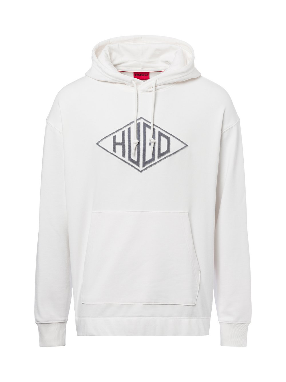 HUGO Kapuzenpullover Herren Baumwolle weiß, M