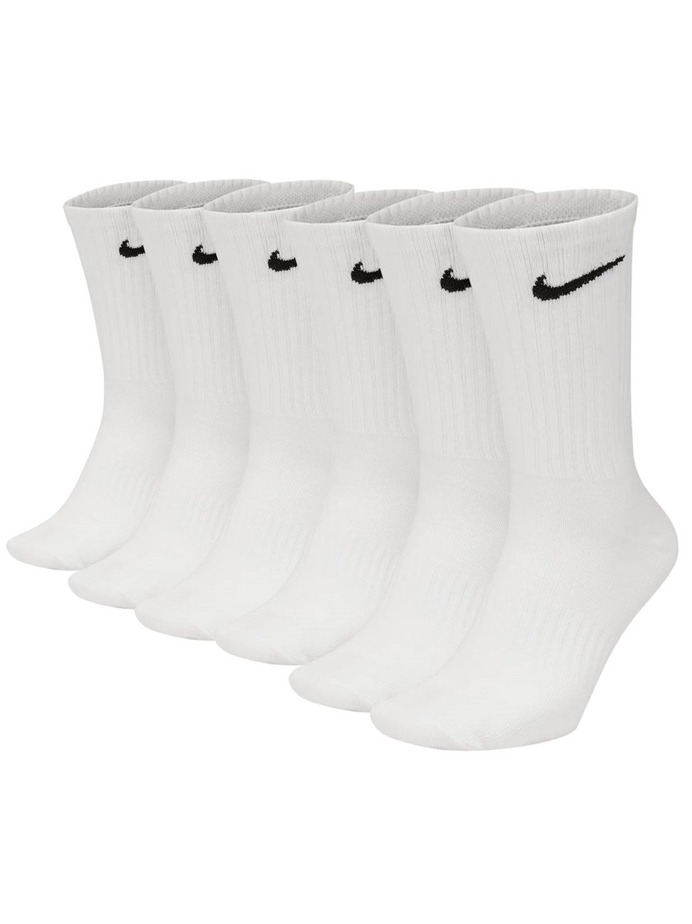 Nike Socken 6er Pack Damen Baumwolle weiß, 38-42