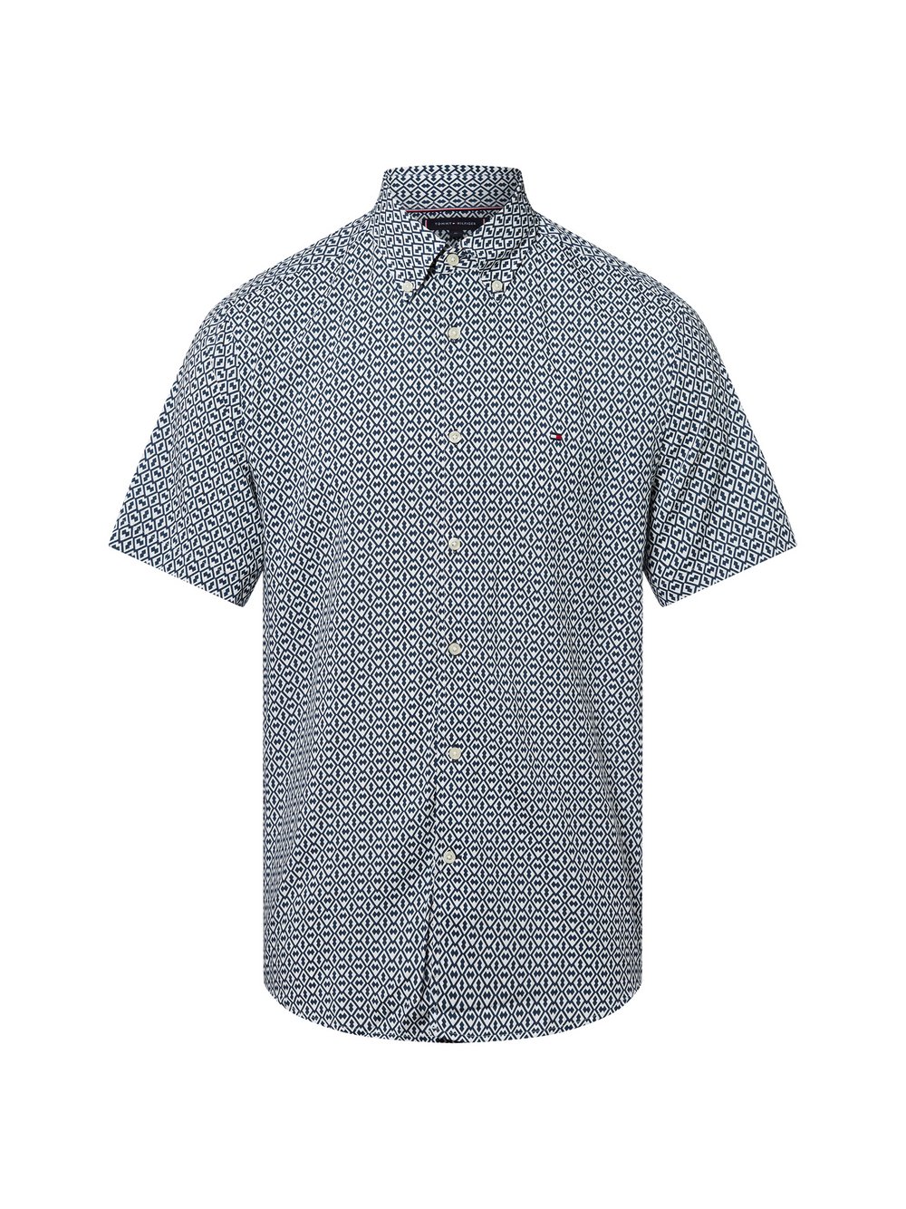 Tommy Hilfiger Hemd Herren Regular Fit Modal mehrfarbig gemustert, M