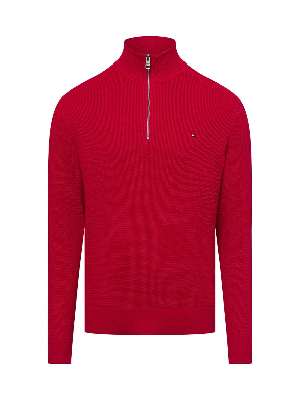 Tommy Hilfiger Pullover Herren Baumwolle rot gestreift, XXL