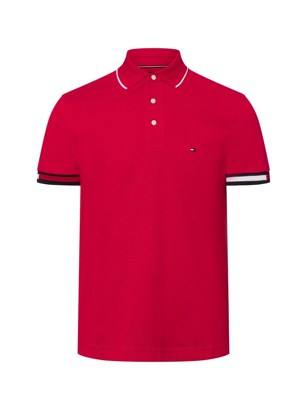 Tommy Hilfiger Poloshirt Herren Baumwolle rot, XXXL