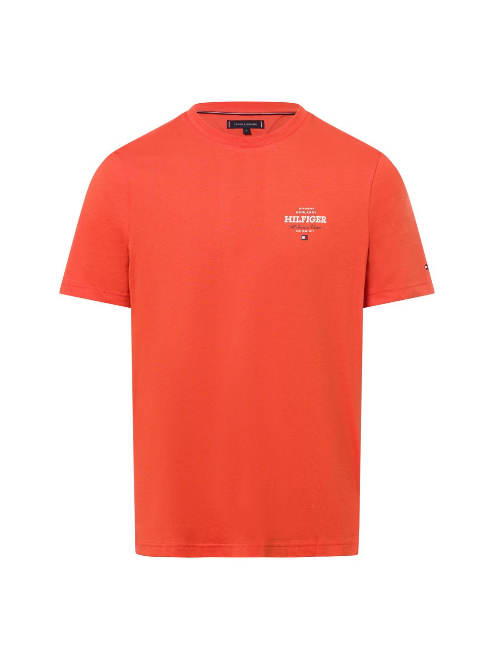 Tommy Hilfiger T-Shirt Herren Baumwolle orange, XXXL