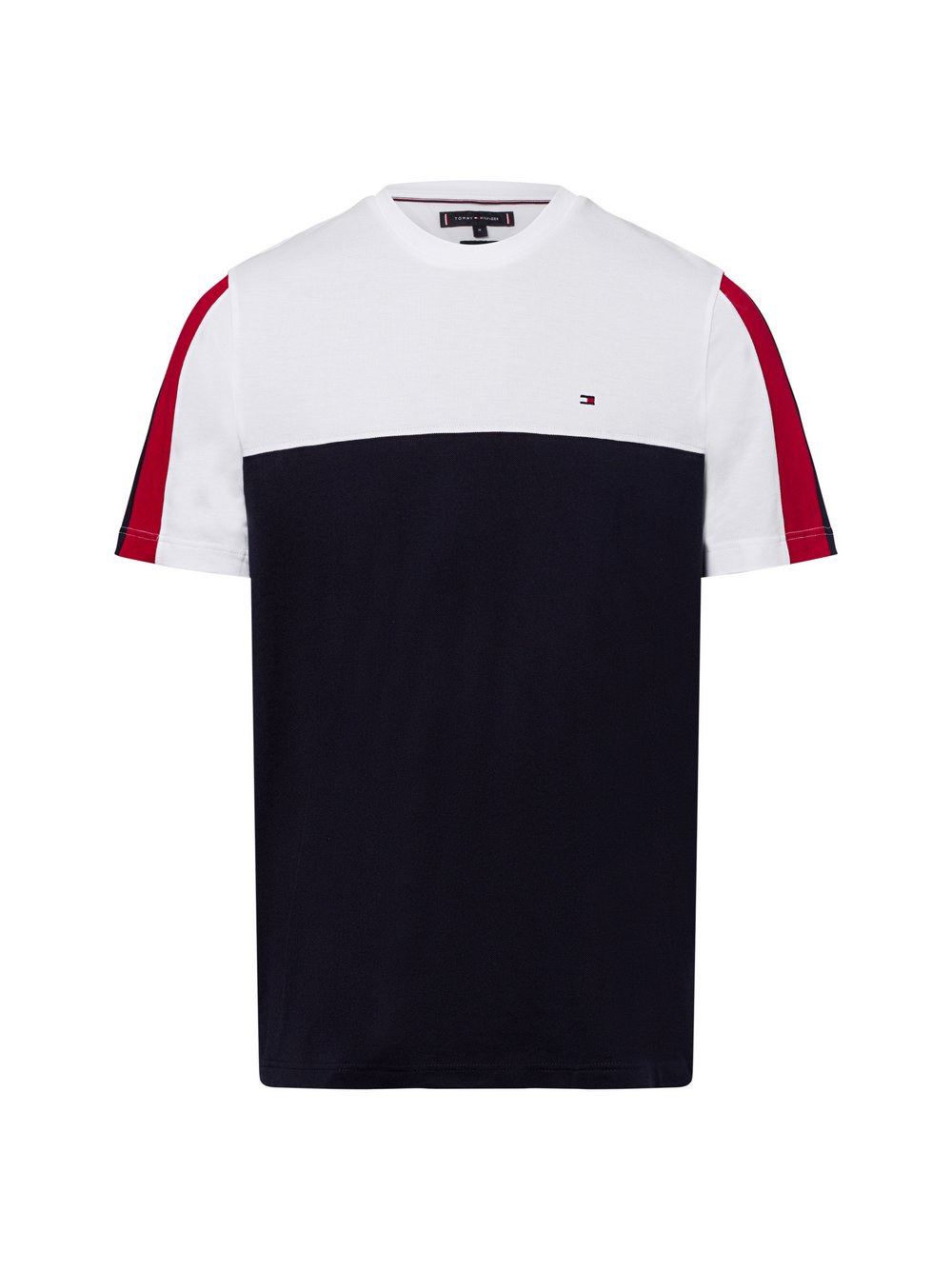 Tommy Hilfiger T-Shirt Herren Baumwolle mehrfarbig gemustert, M