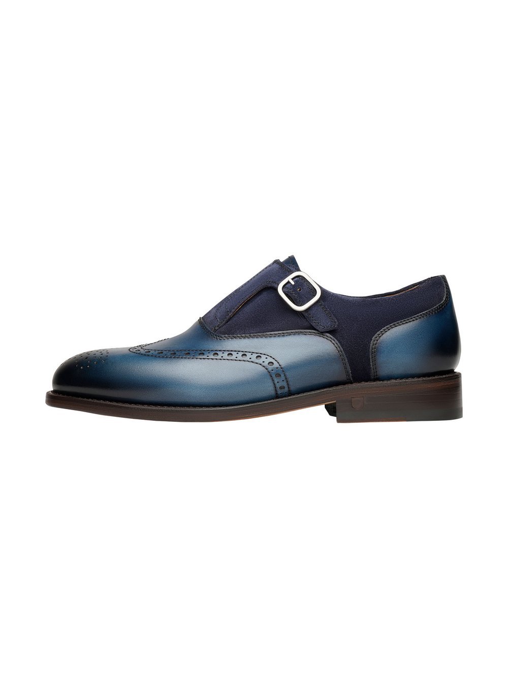 Henry Stevens Schnallenschuhe – Ella FBSM Damen Leder blau, 37