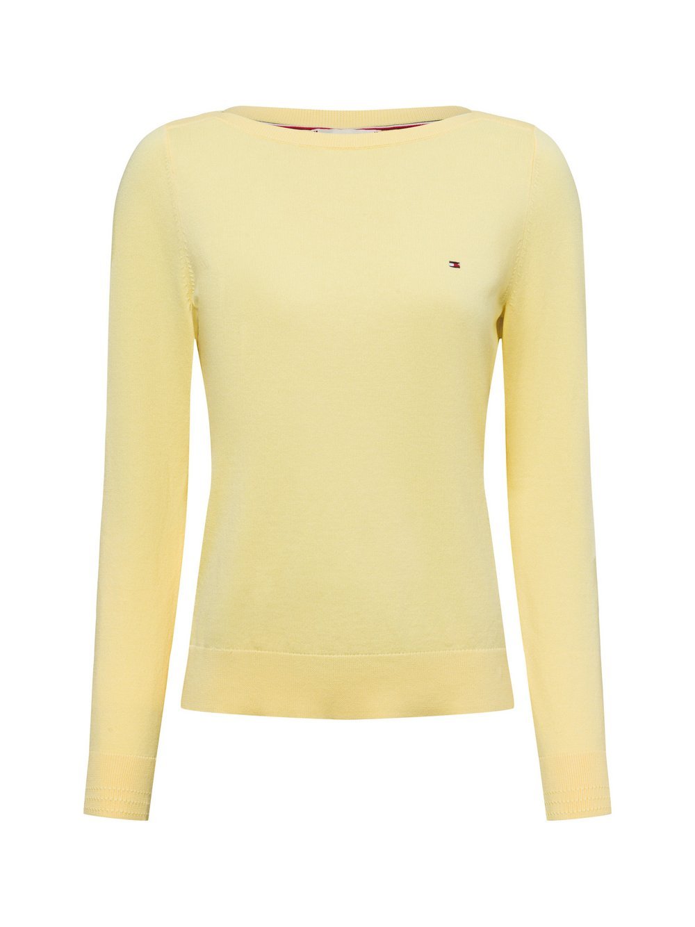 Tommy Hilfiger Strickpullover Damen Baumwolle gelb, L