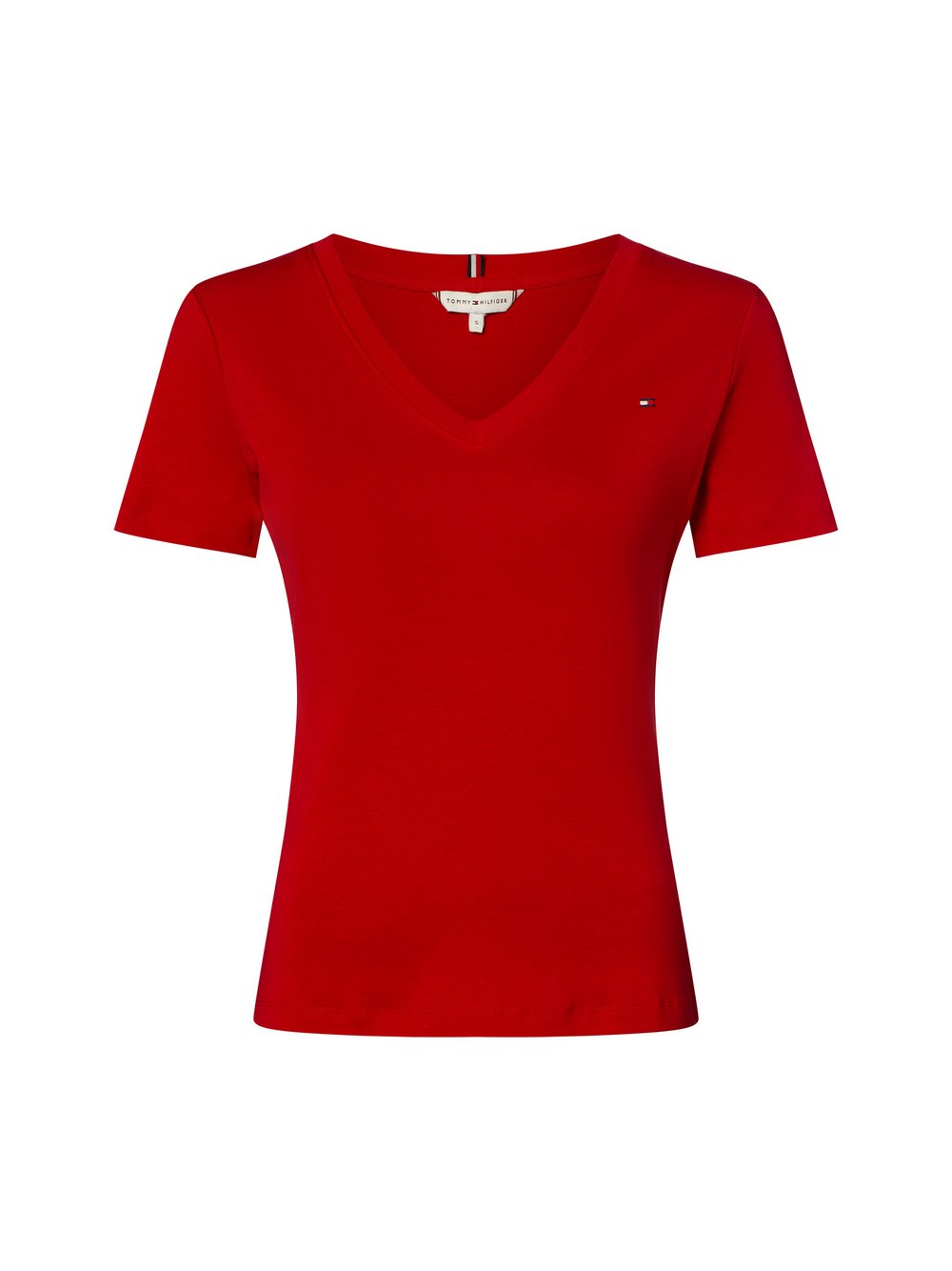 Thumbnail - Tommy Hilfiger T-Shirt Damen Baumwolle rot, XXL