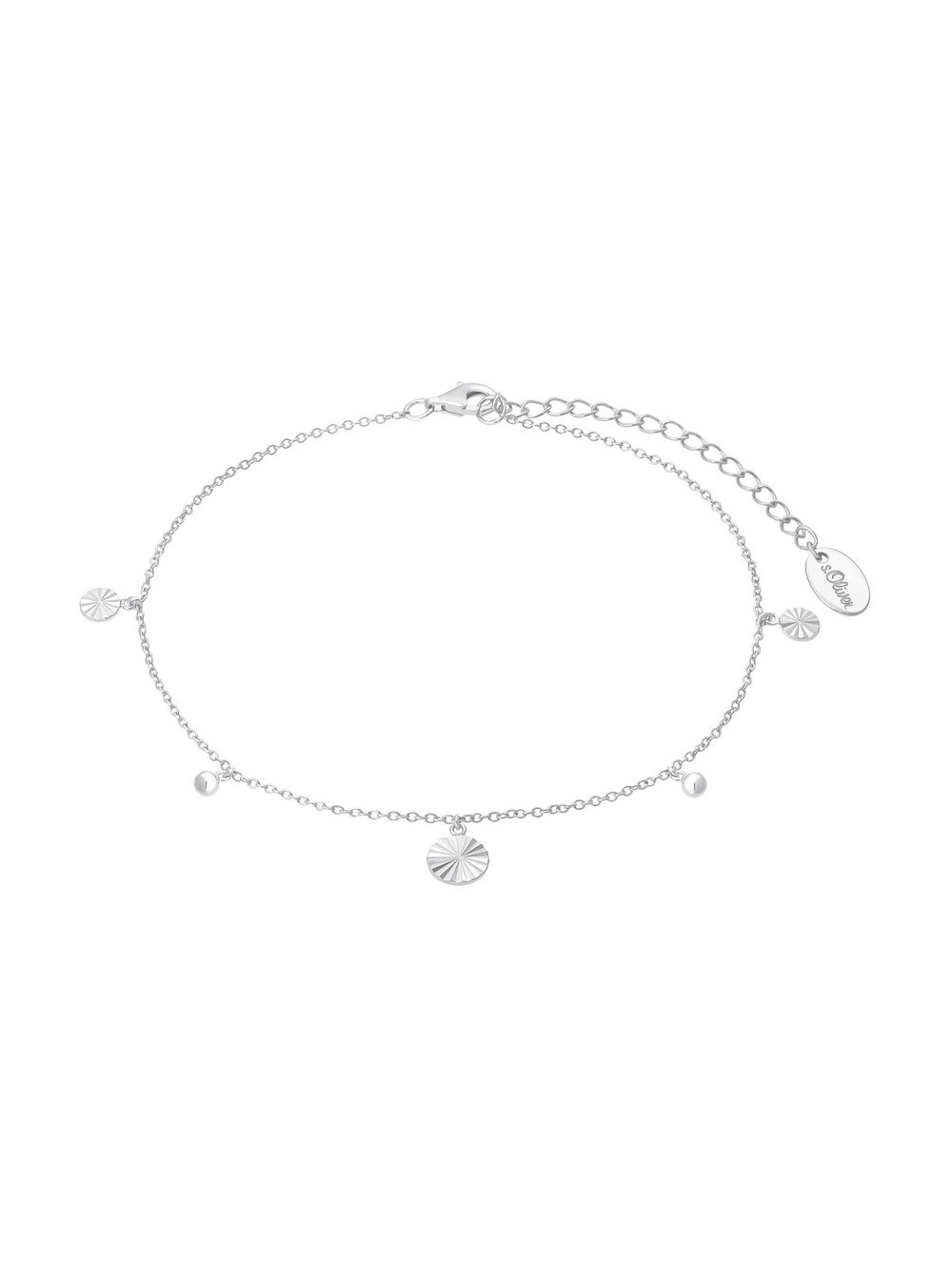 s.Oliver Fußkette Damen Sterlingsilber silber, 27