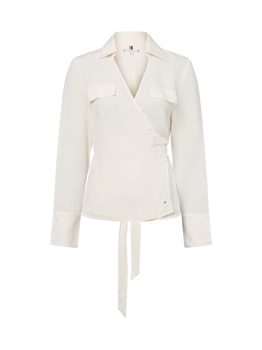 Tommy Hilfiger Hemdbluse mit Leinenanteil Damen mehrfarbig, 38