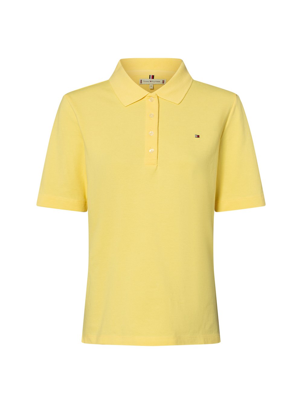 Thumbnail - Tommy Hilfiger Poloshirt Damen Baumwolle gelb, M