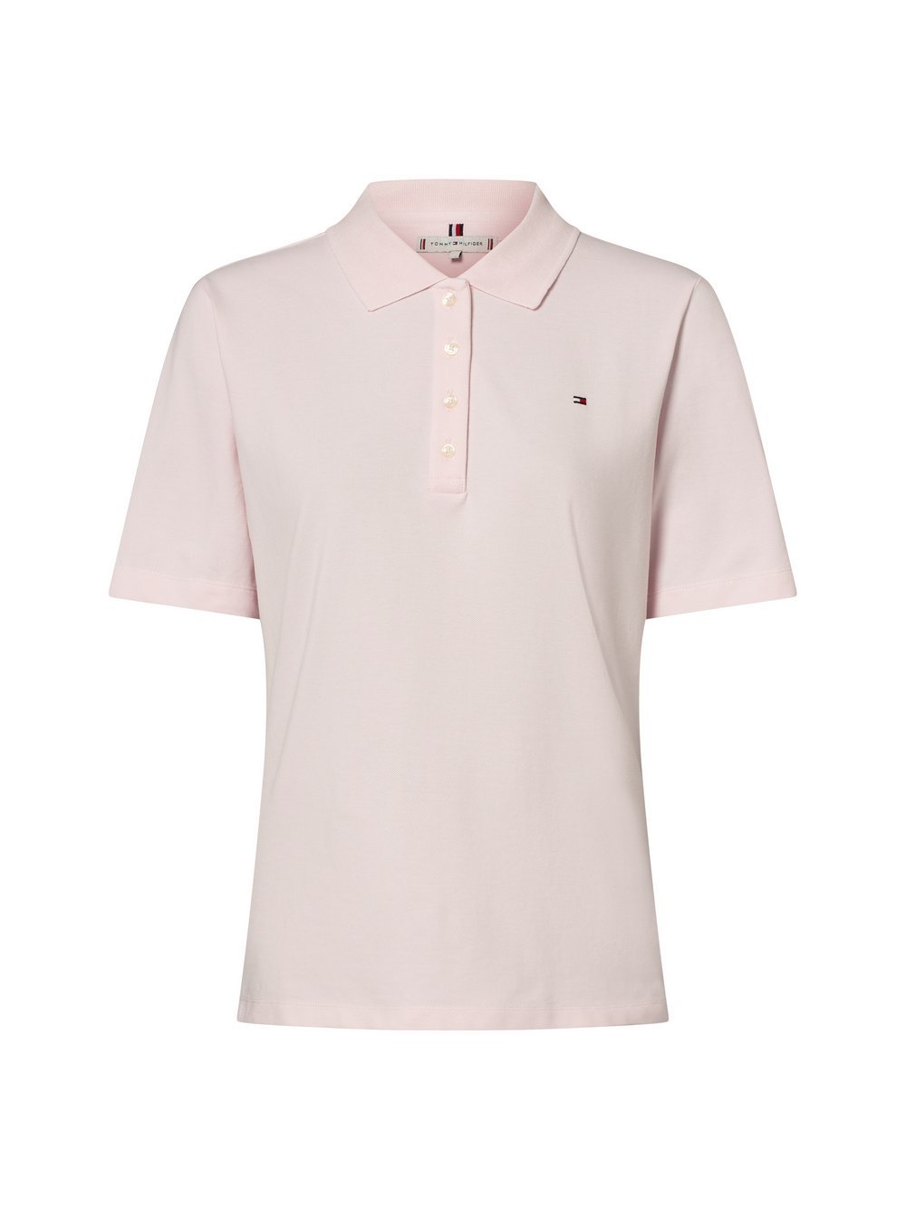 Thumbnail - Tommy Hilfiger Poloshirt Damen Baumwolle rosa, XS