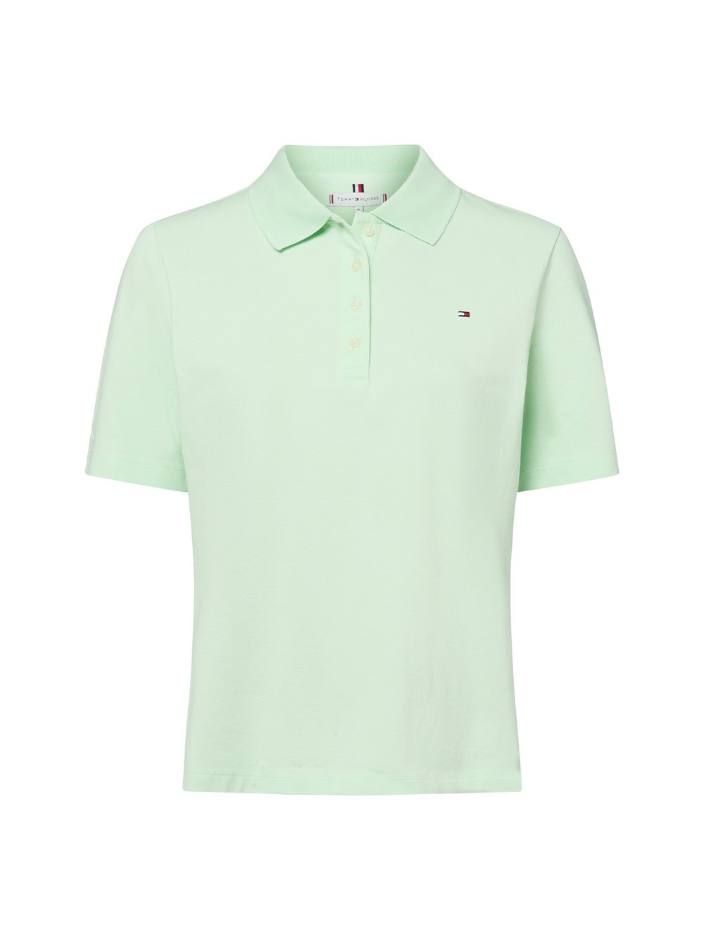 Thumbnail - Tommy Hilfiger Poloshirt Damen Baumwolle grün, L