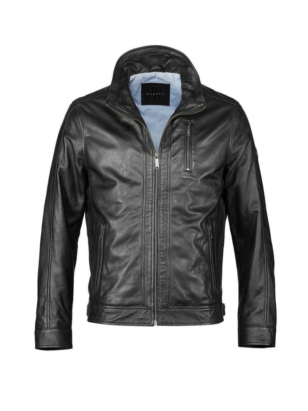 Bugatti Lederjacke Herren schwarz, 52