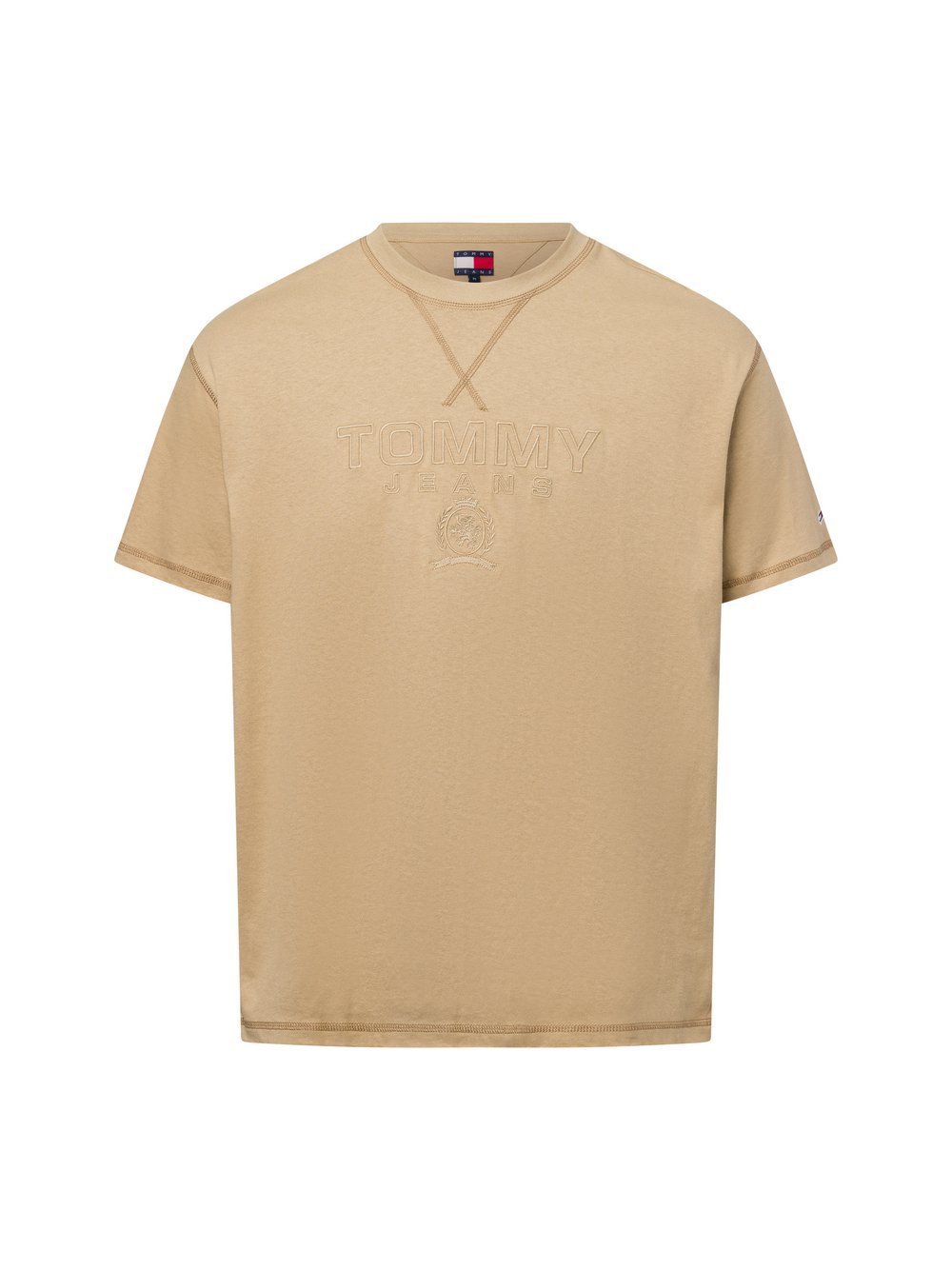 Tommy Jeans T-Shirt Herren Baumwolle braun, M