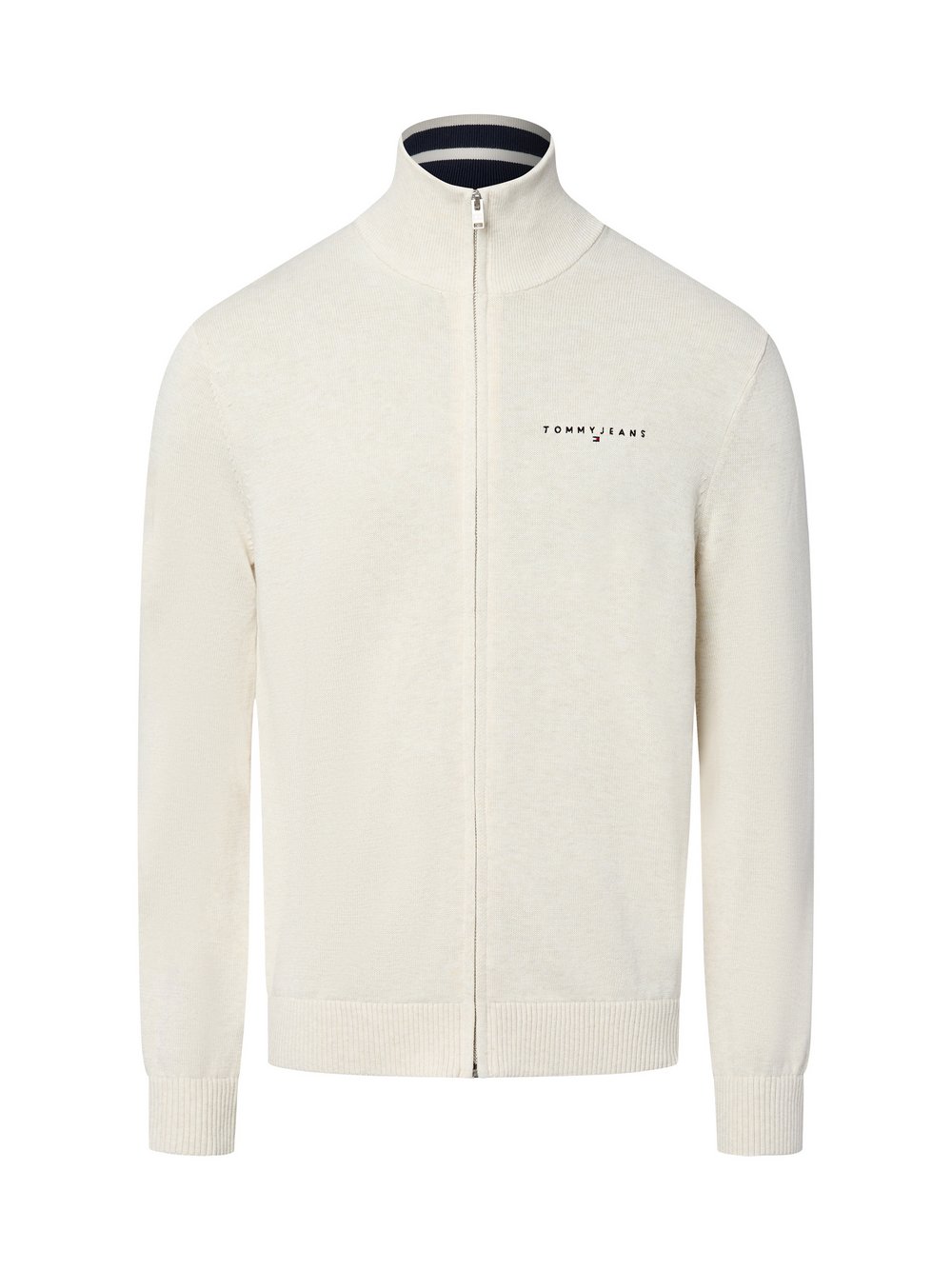 Tommy Jeans Strickjacke Herren Baumwolle beige meliert, S