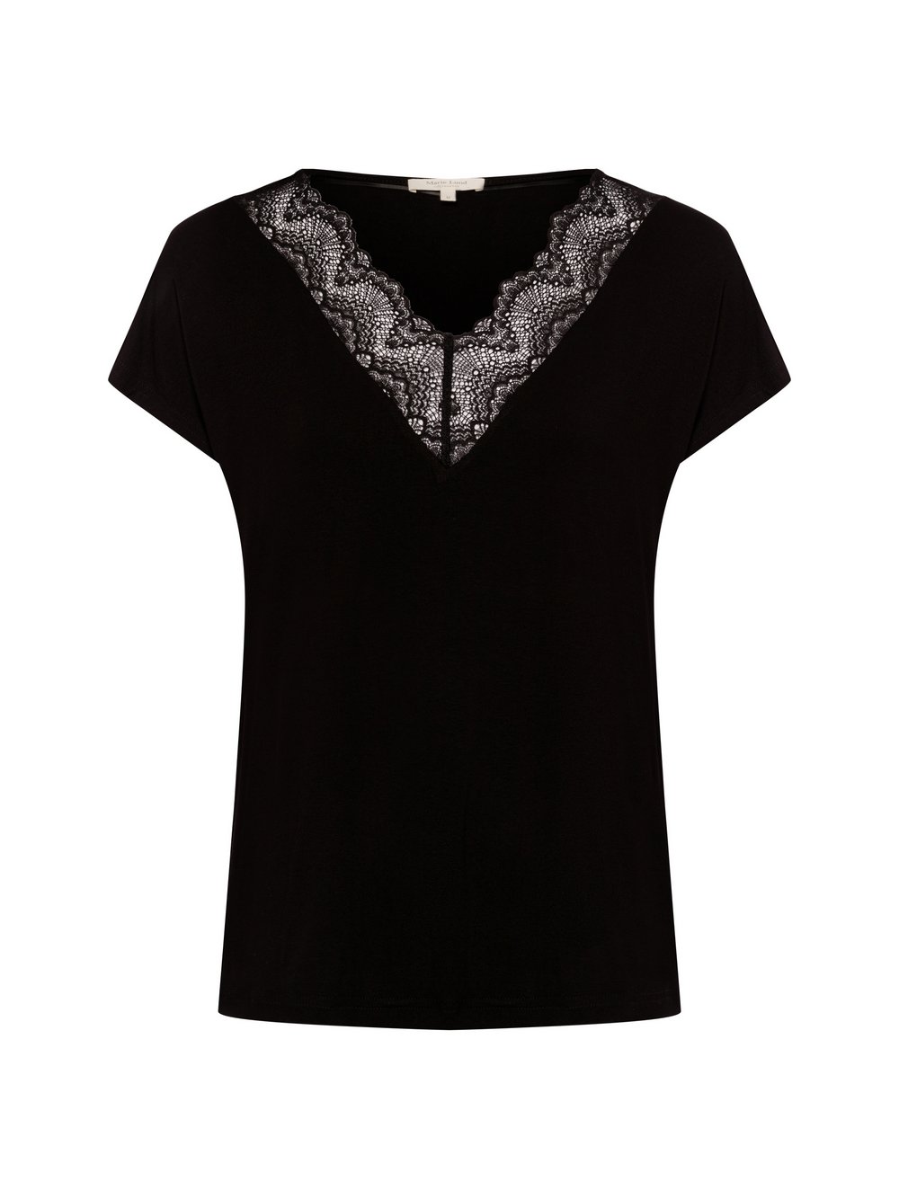 Marie Lund Schlafshirt Damen Viskose schwarz, M