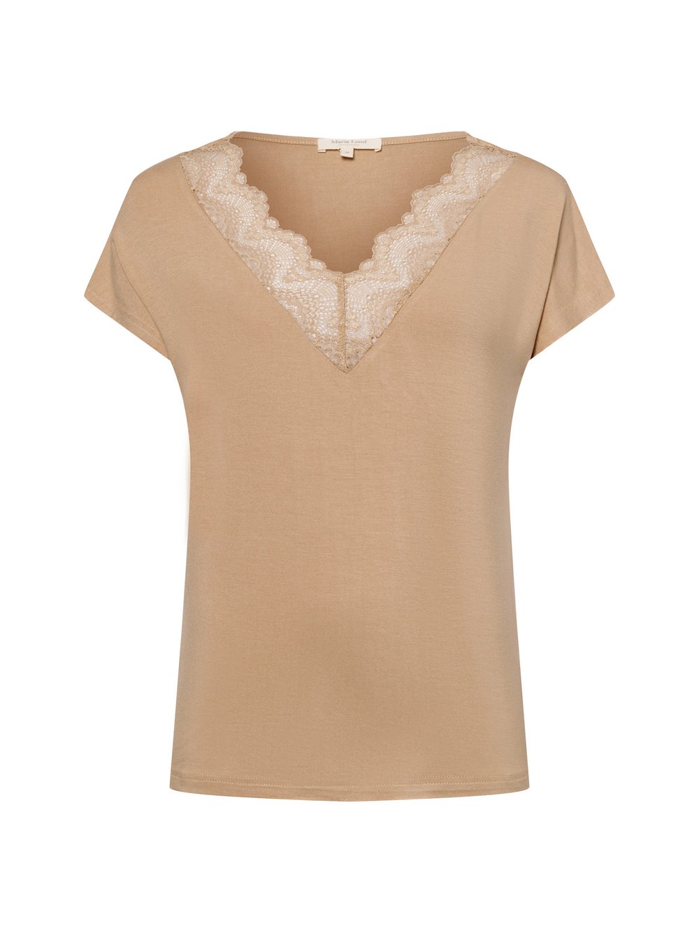 Marie Lund Schlafshirt Damen Viskose beige, M