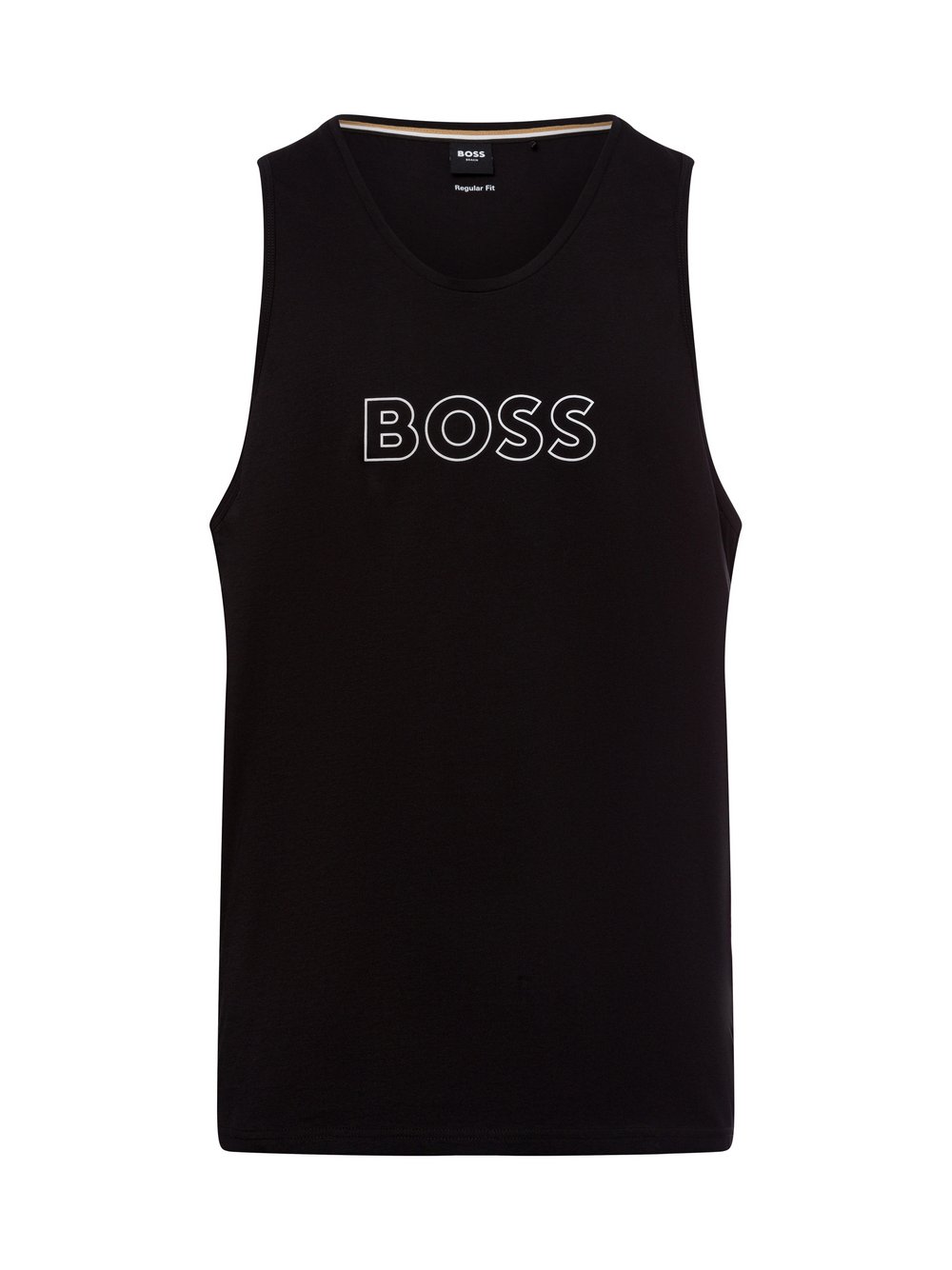 BOSS Tanktop Herren Baumwolle schwarz, S