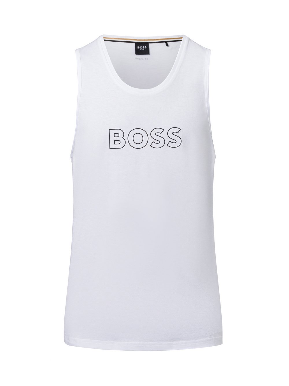 BOSS Tanktop Herren Baumwolle weiß, XXL