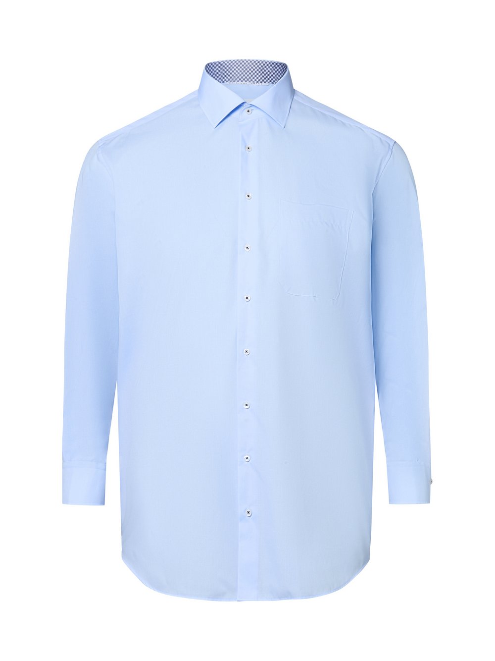 Eterna Comfort Fit Businesshemd Herren Comfort Fit Baumwolle blau, 44