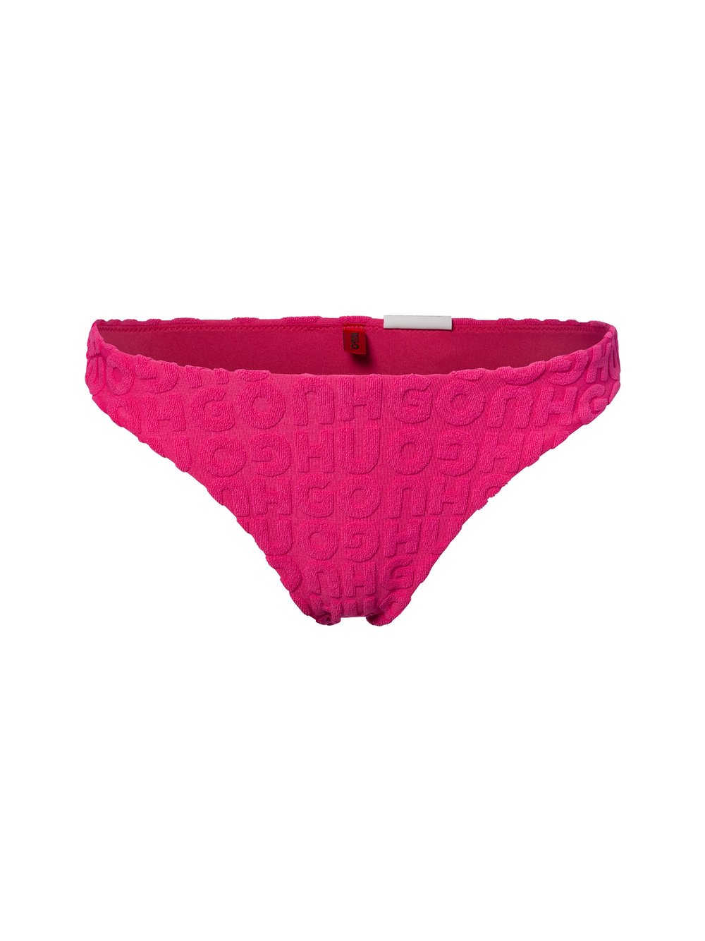 HUGO Slip Bikini Damen Polyamid pink strukturiert, S