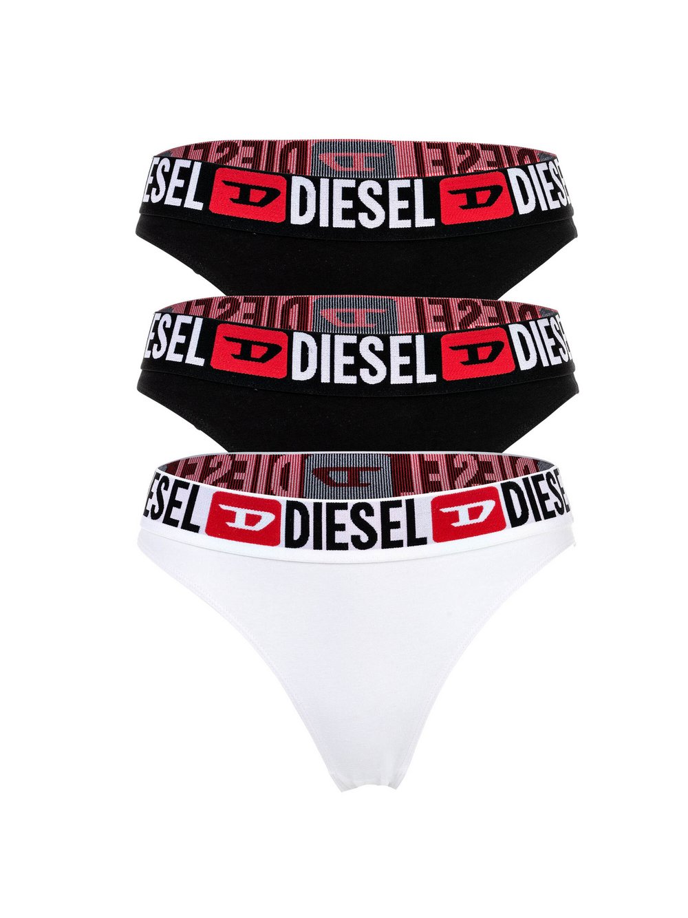 Diesel Slip 3er Pack Damen Baumwolle mehrfarbig, S