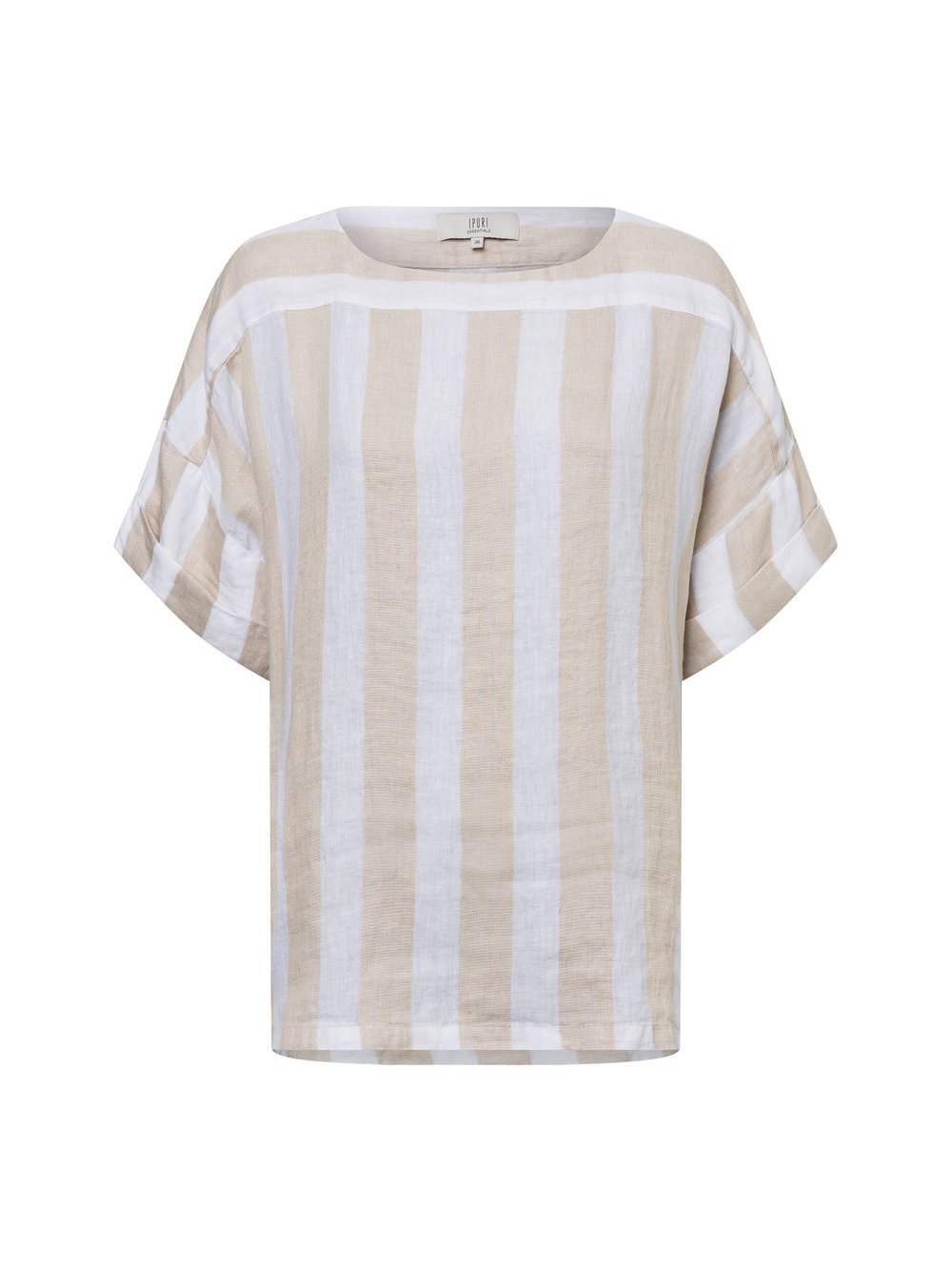 Ipuri Essentials Leinenbluse Damen mehrfarbig gestreift, 36