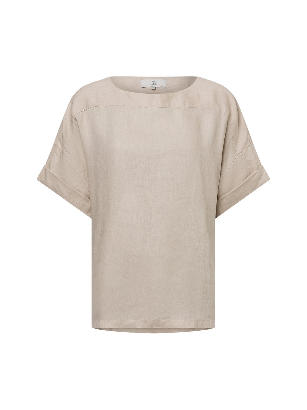 IPURI Leinenbluse Damen beige, 38